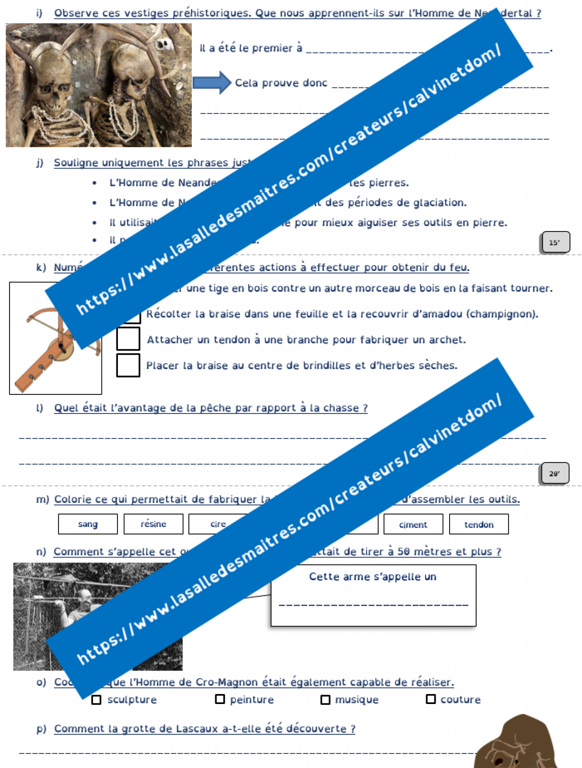 questionnaire-vid-o-c-est-pas-sorcier-lucy-neandertal-cro-magnon
