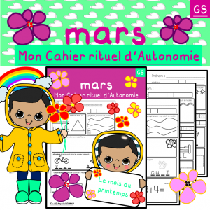 Mon Cahier d'Autonomie Mars Grande Section