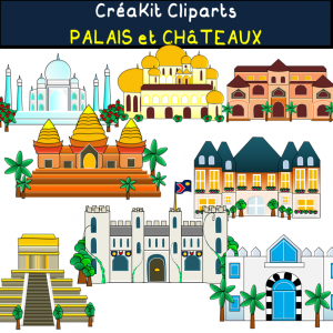 Cliparts CréaKit Palais et Châteaux