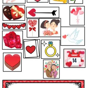 Mur de mots + lecture fonctionnelle St Valentin