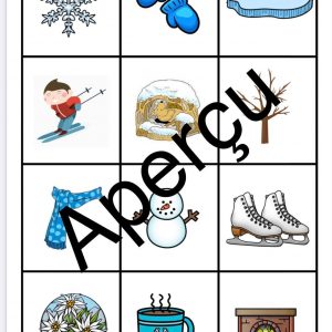 activités / jeux vocabulaire hiver