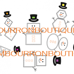 Les formes bonhommes de neige