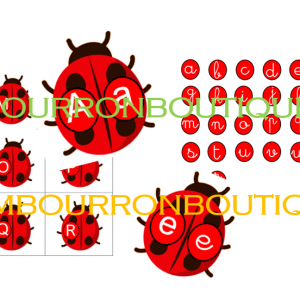 Les lettres coccinelles