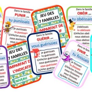 Jeu des 7 familles conjugaison 2e gr imparfait