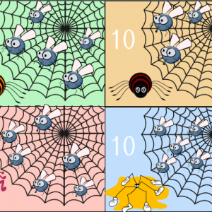 Saut de grenouille (complément+ correspondance chiffre/quantité)