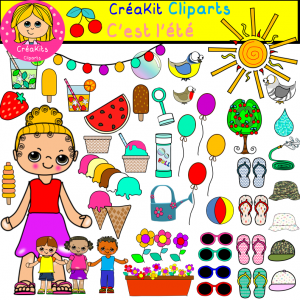 ClipArts CréaKit été 1