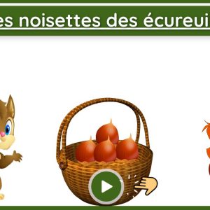 Les noisettes des écureuils – jeu numérique interactif