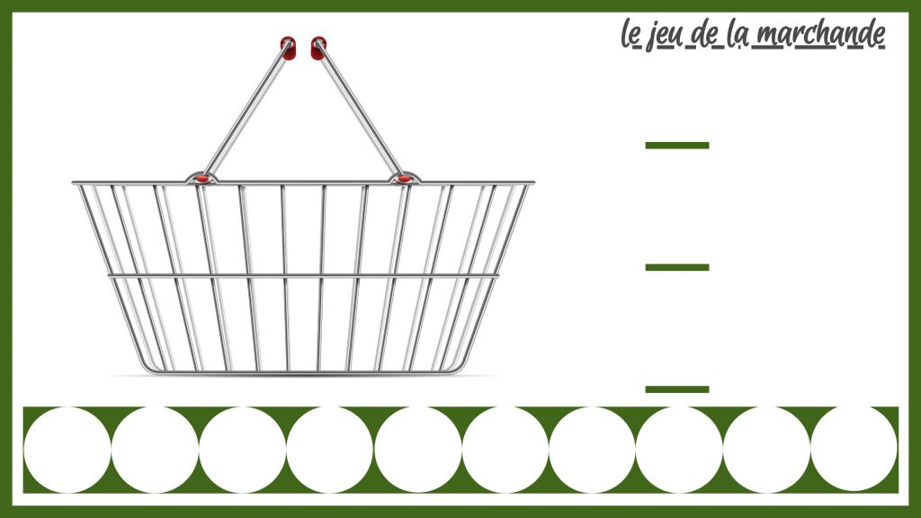 MON JEU DE LA MARCHANDE - ATELIER DE MANIPULATION - Découverte du Monde