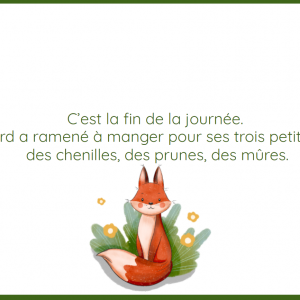 Le repas des renardeaux – jeu numérique interactif