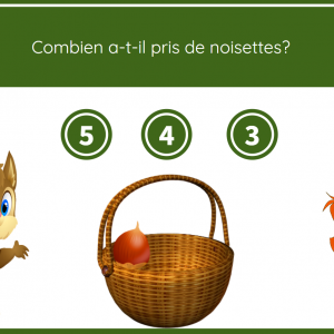 Les noisettes des écureuils – jeu numérique interactif