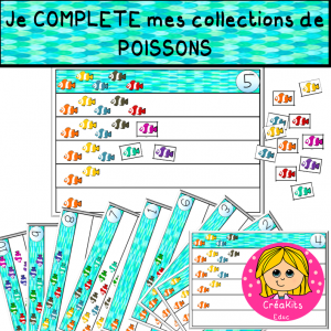Je COMPLETE mes collections de POISSONS
