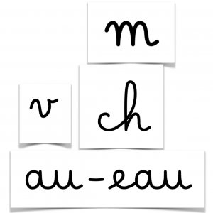 8 fiches séances étude du code – sons /m/ + /v/ + /ch/ + /au-eau/ – Méthode « Trampoline » – CP