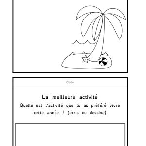 Lapbook fin de l’année scolaire