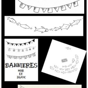 40 cliparts de bannières