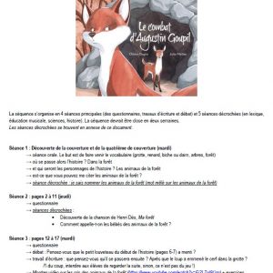 Lecture suivie – Le Combat d’Augustin Goupil – CE1 CE2 – 6 pages