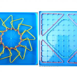 Modèles Géoplans 10x10 et ronds - 30 modèles