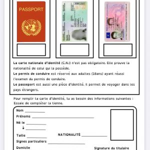 Dossier citoyenneté : je sais qui je suis.