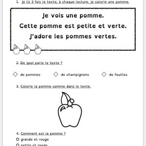 Lecture autonome Automne