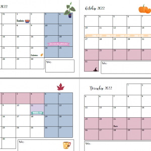 Calendrier 2024 2025 (un fichier par zone)
