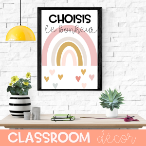 Décor de classe | Arc-en-ciel Boho | Citations Affiches Inspiration
