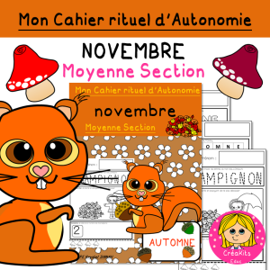 Cahier d’Autonomie Moyenne Section NOVEMBRE