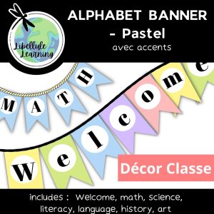 Bannière Alphabet - Décor Classe