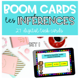 BOOM CARDS Inférence Lecture Compréhension SET 1