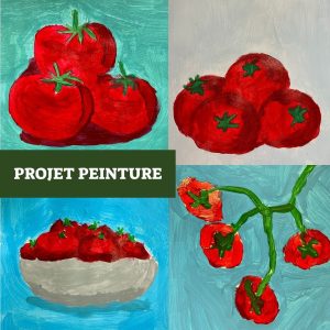Projet peinture : la tomate