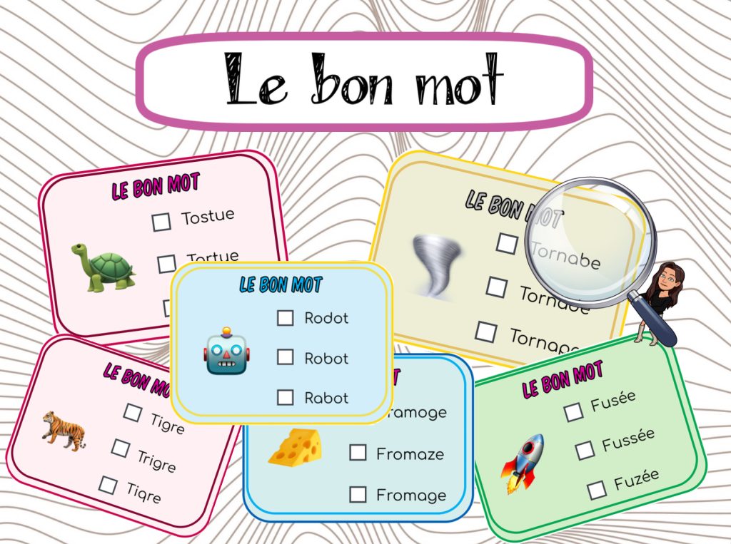 Le bon mot Lecture CE1, CE2, CP La Salle des Maitres