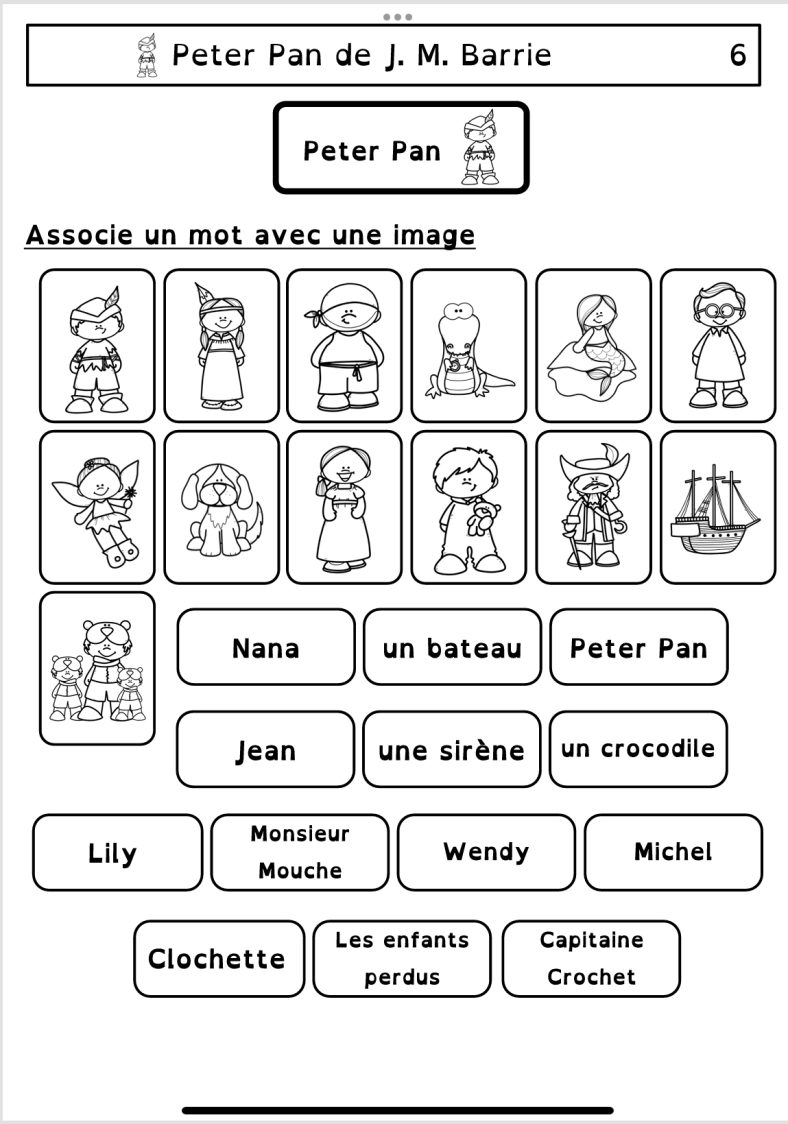 Peter Pan - Lecture CP - La Salle des Maitres