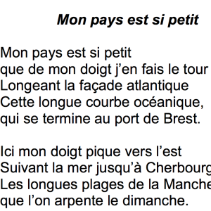 Poésie sur les frontières de la France