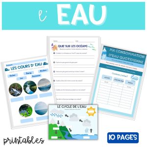 Ensemble d' activités sur L' EAU
