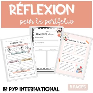 IB PYP Réflexion Portfolio Conference École Internationale