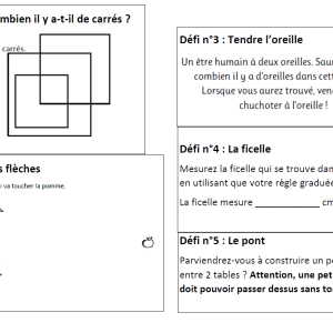 Défis maths (CE1-CE2)