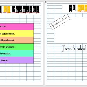 Ardoise à imprimer "Je résouds un problème