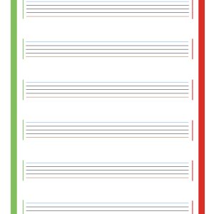 Feuille partition dyspraxie