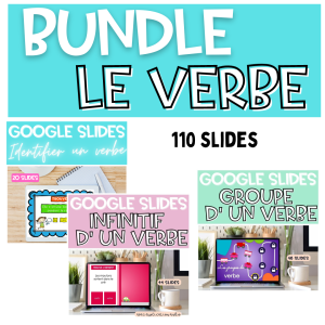 ENSEMBLE Verbe, infinitif, groupes GOOGLE SLIDES