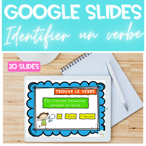 GOOGLE SLIDES Identifier un Verbe SET 1