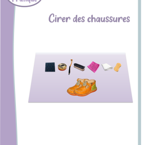 Vie pratique Montessori : Cirer des chaussures