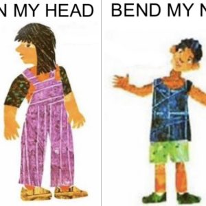 Flashcards - From head to toe d'Eric Carle