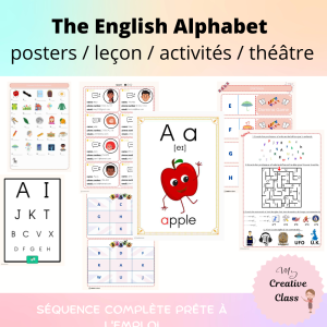 L'alphabet en anglais (posters de classe + séquence complète)