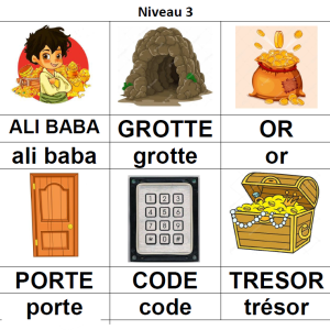 5 Ateliers : 1ère lecture d'Ali Baba