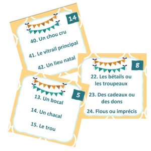 Cartes autocorrectives pluriel al, ail, au, eau, eu, ou