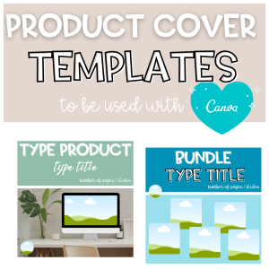 Modèles de couverture de produits | MODIFIABLE dans CANVA