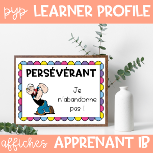 IB PYP Learner Profile | Profil de l'apprenant