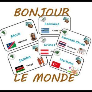 Bonjours du monde (tous niveaux)
