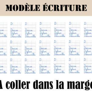 Modèle écriture