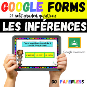 GOOGLE FORMS Inférence Compréhension SET 1