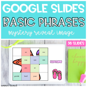 Jeu Lecture Orthographe GOOGLE SLIDES Rentrée