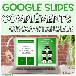 COMPLÉMENTS CIRCONSTANCIELS Grammaire GOOGLE SLIDES